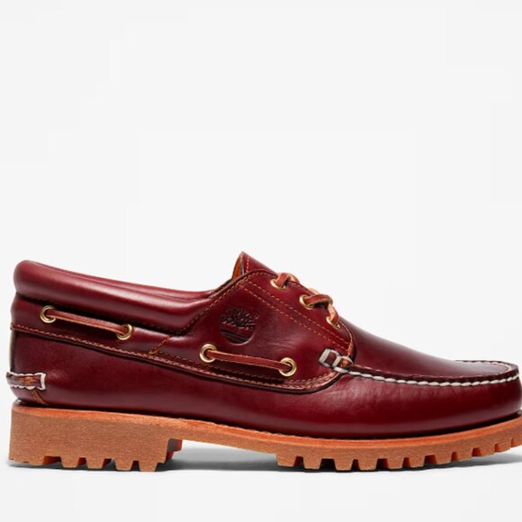 Men's Timberland® Authentic 3-Eye Lug Boat Shoe - Picture 3 of 5